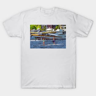 Seattle float plane on lake union T-Shirt